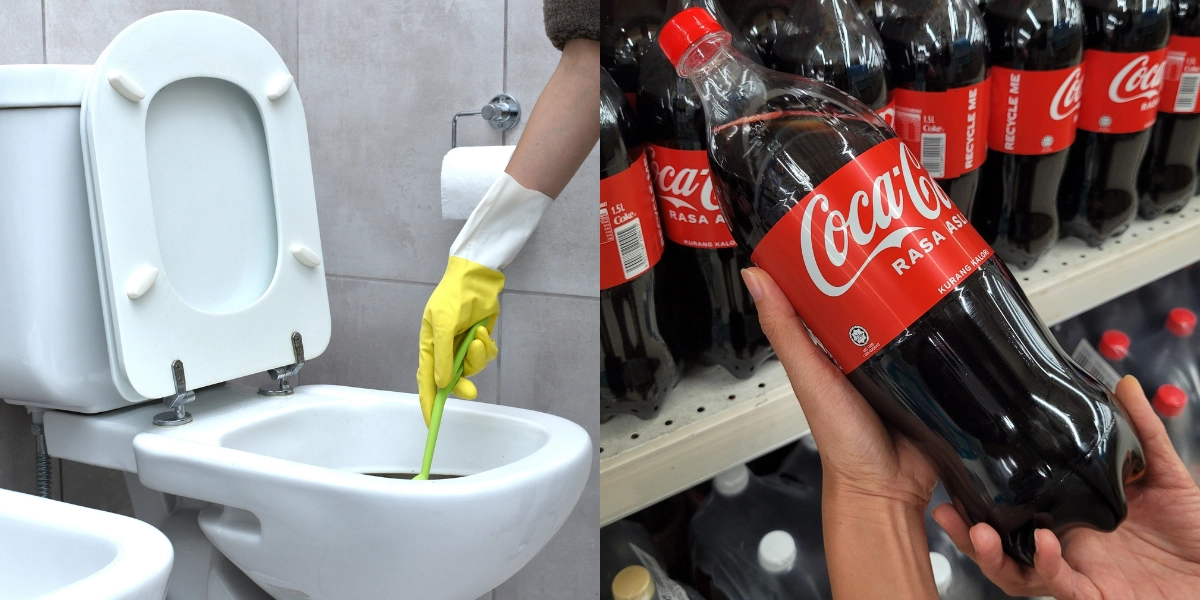 Hvis du aldrig har gjort det før, skal du prøve at hælde Cola i toilettet