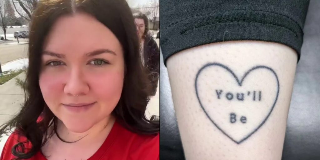 Kvinde fik matchende tatovering med sin mor: Nu får hun den fjernet af chokerende årsag