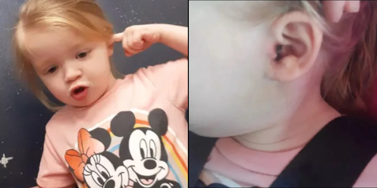 Jessica spottede noget i datterens øre: Så gjorde læge chokerende fund