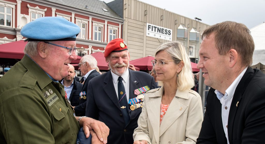 Flagdagen markeres på Torvet i Esbjerg