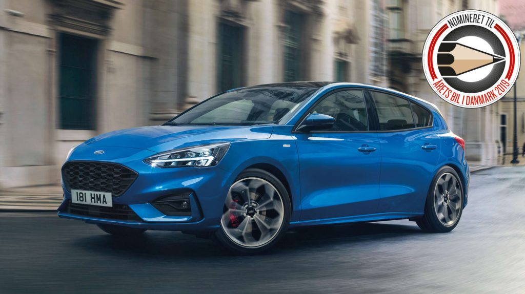 Ford Focus nomineret til Årets Bil i Danmark 2019