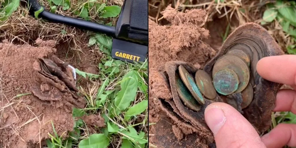 Mand finder gammel møntsamling med metaldetektor – især én mønt har en vanvittig værdi