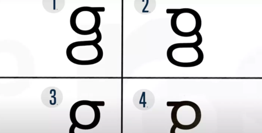 Kan du svaret? Kun 1 ud af 38 kan udpege hvordan et “G” ser ud