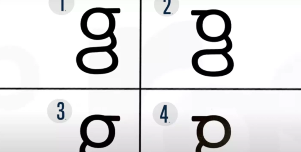 Kan du svaret? Kun 1 ud af 38 kan udpege hvordan et “G” ser ud