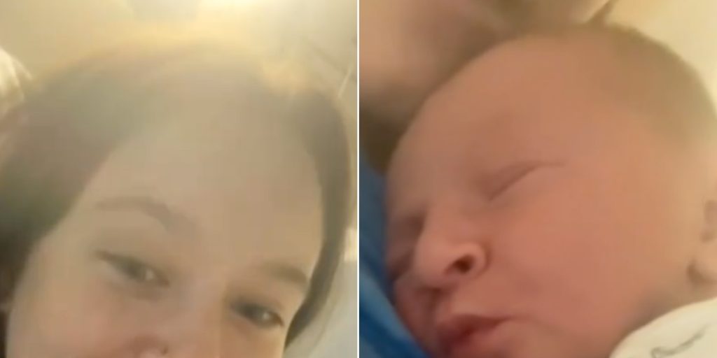 Kvinde græd efter at have født sin søn: Når du hører årsagen, får du et chok