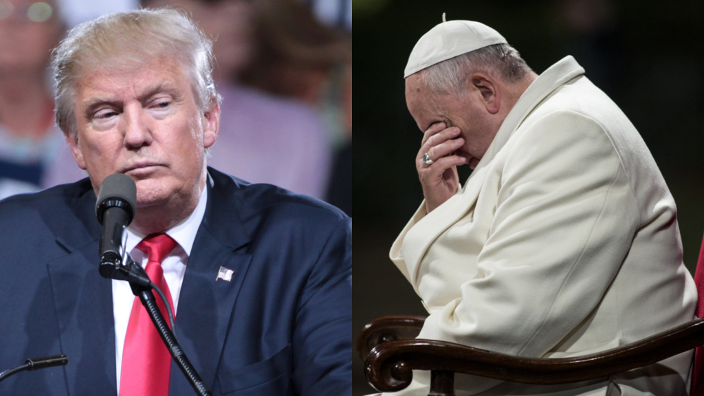 Pave Frans kort før sin død: Advarede mod Trump