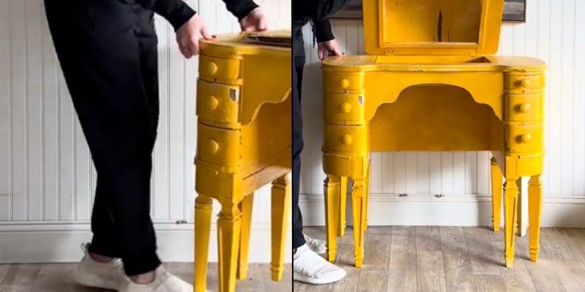 Kvinde køber ‘det grimmeste møbel’ i verden – men vent til du ser, hvad hun gør med det