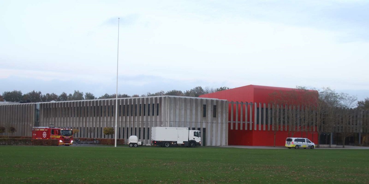 Bomberyddere sendt til Herning Gymnasium