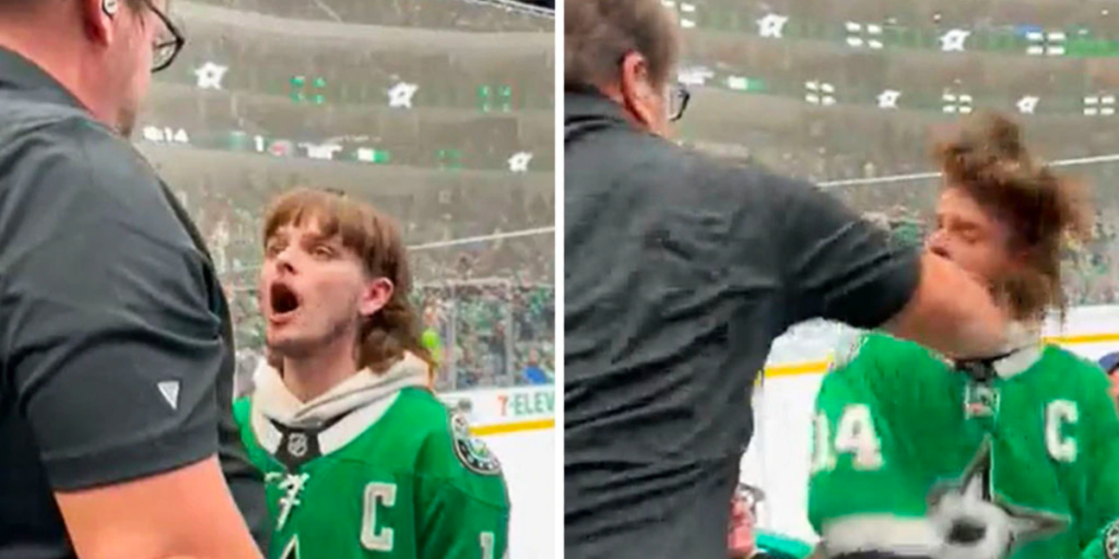Ung hockeyfan svinede tilskuer til: Det skulle han aldrig have gjort