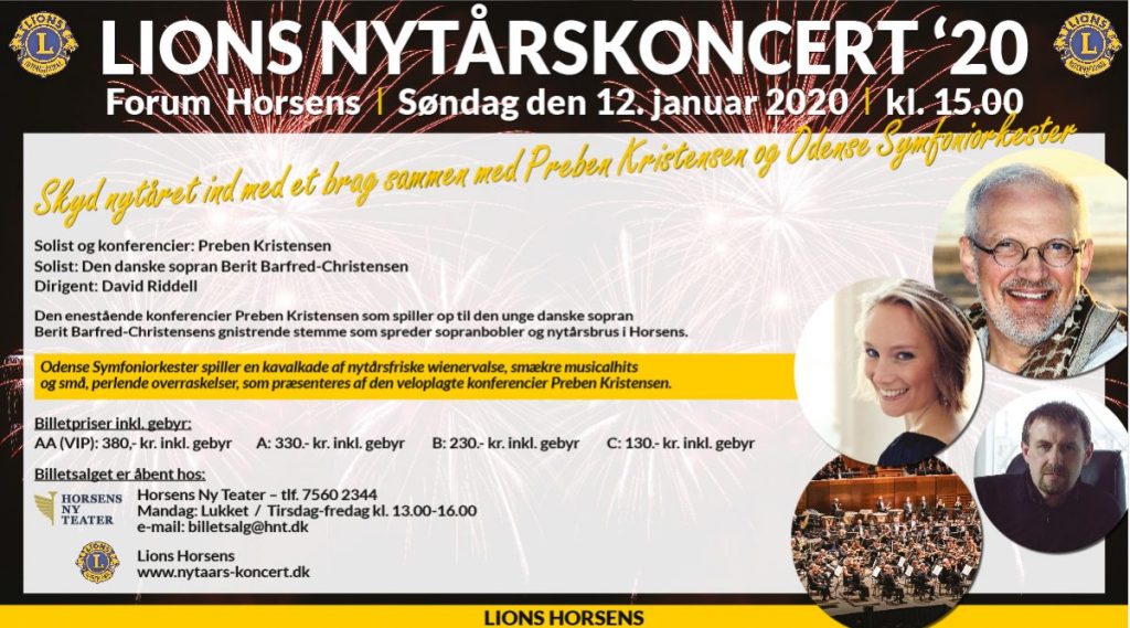 Det sker i Horsens: Nytårskoncerter, Sundhedsmesse og fællessang