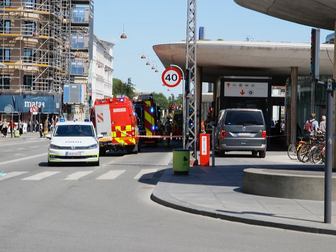 Nørreport station lukket på grund af personpåkørsel