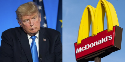 McDonalds-medarbejdere raser efter Donald Trumps friture-stunt