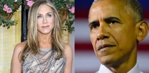 Jennifer Aniston taler ud om rygtet Obama-romance