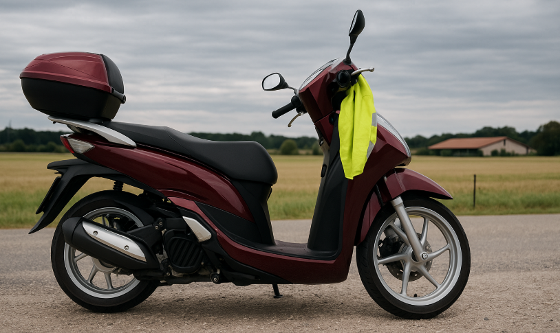 Gul vest på en motorcykel: Næsten ingen ved, hvad den egentlig betyder