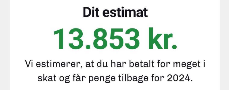 Sådan kan du allerede se, hvor mange penge du får tilbage fra Skat i 2025