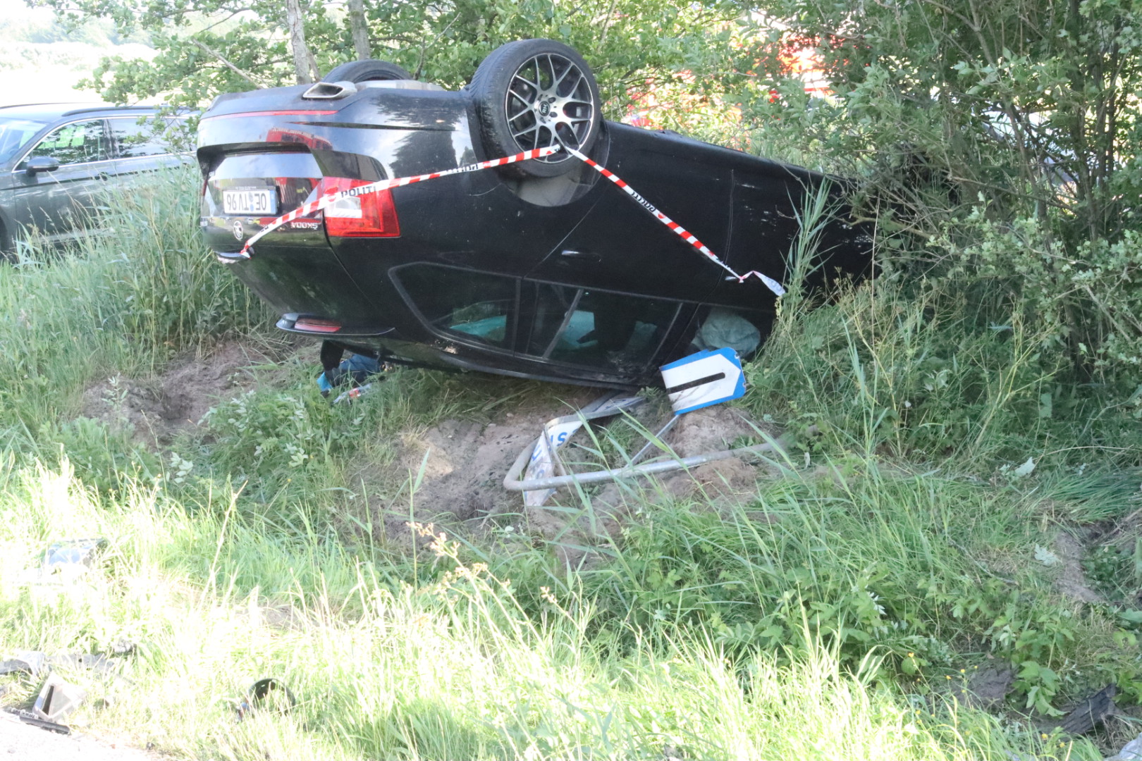 Grimt trafikuheld: Fire personer involveret