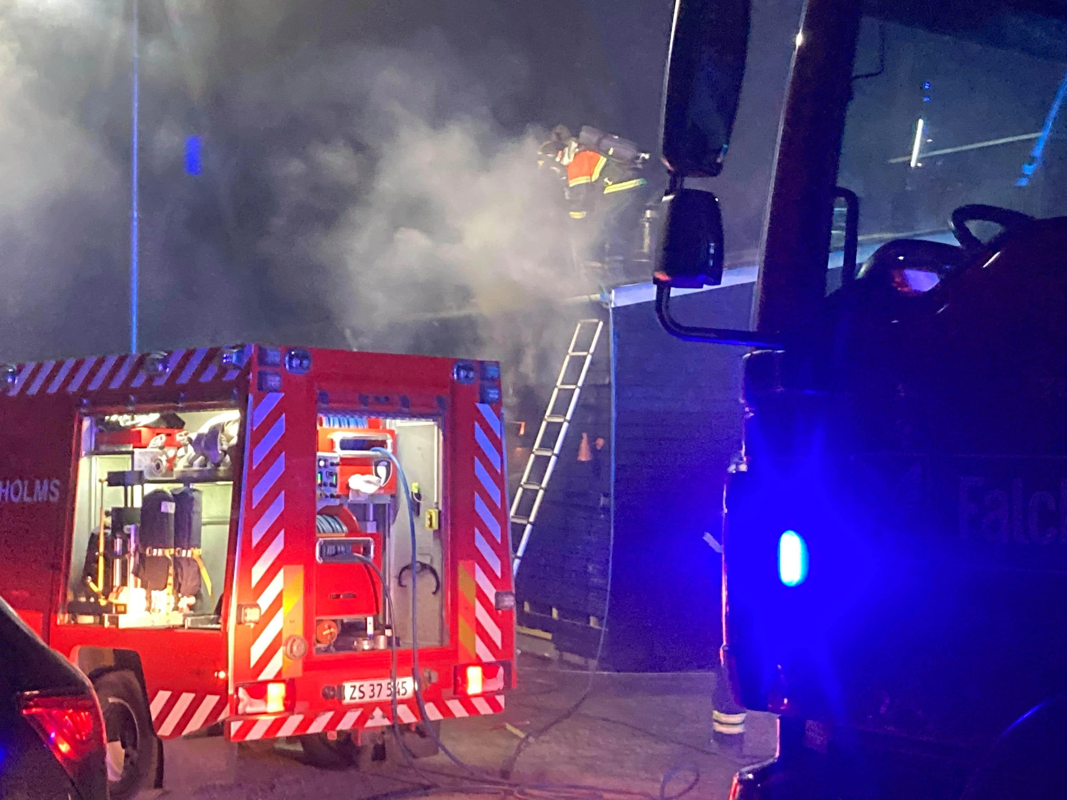 Kendt Michelin-restaurant i flammer