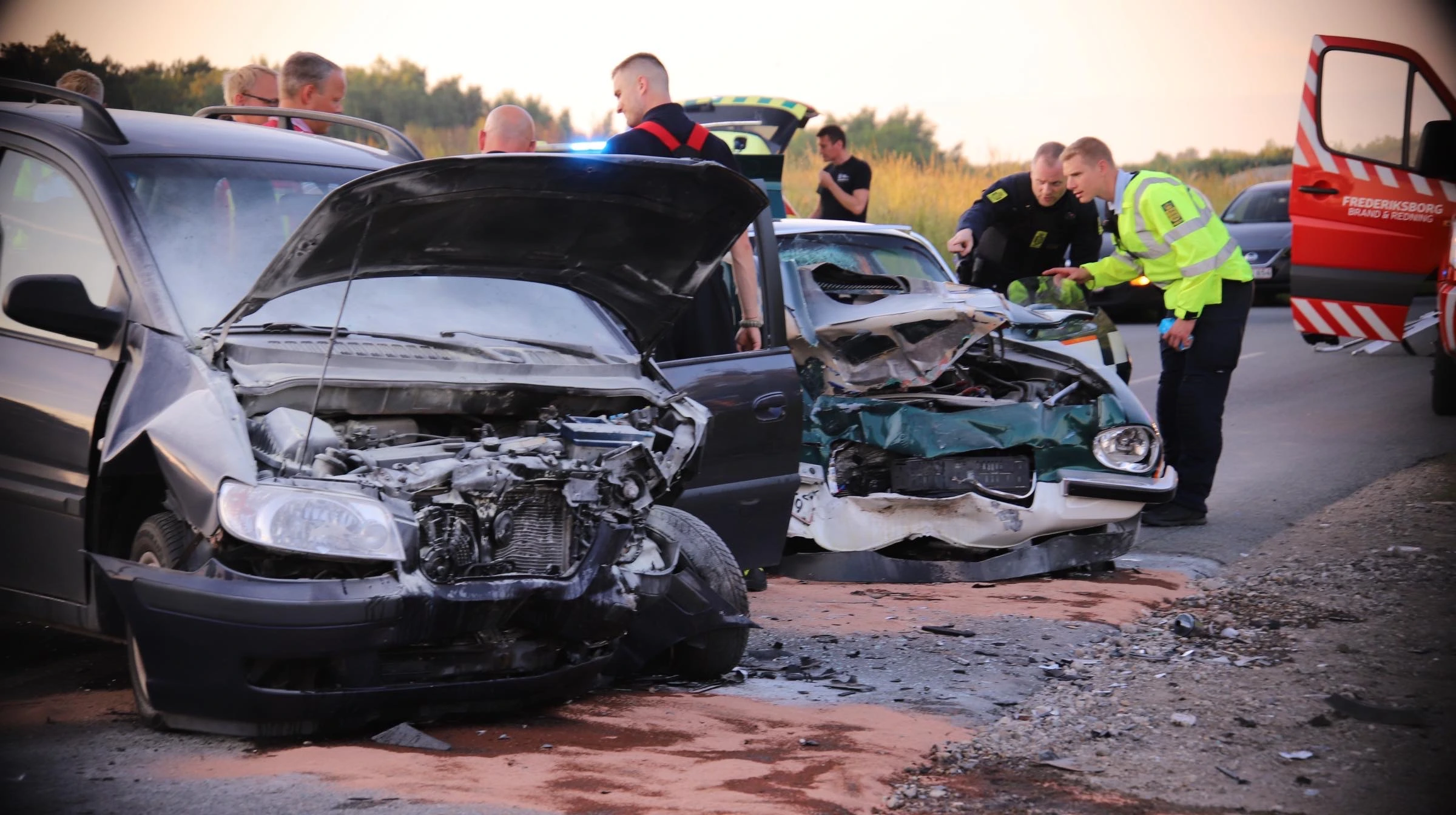 Kæmper for livet efter voldsom ulykke