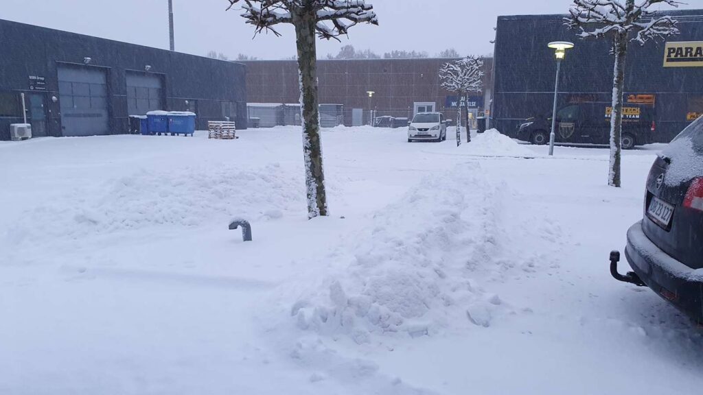 DMI advarer: Kraftigt snefald på vej