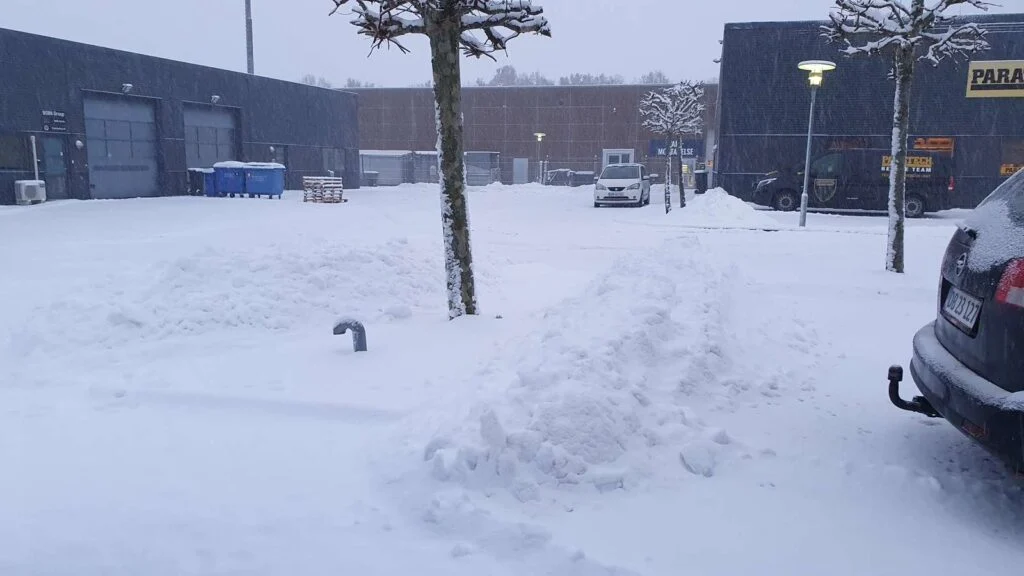 DMI advarer: Kraftigt snefald på vej