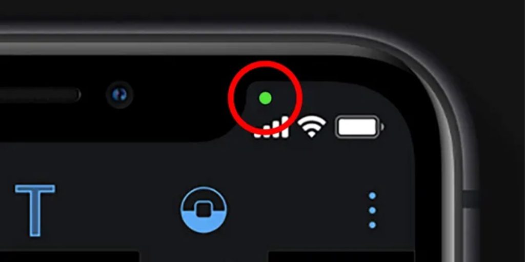 Har du lagt mærke til den? Det betyder den grønne eller orange prik på mobiltelefonen