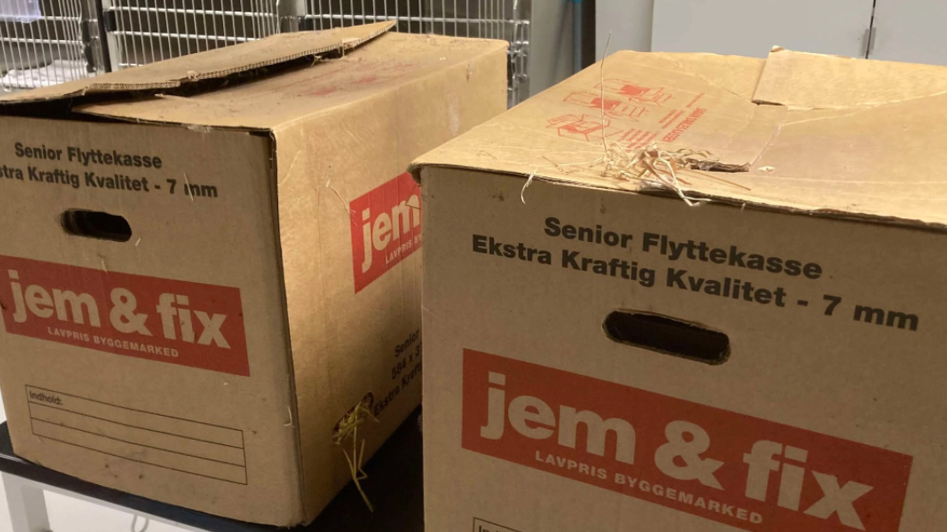 Fandt to flyttekasser fra Jem & Fix: Ingen havde gættet, hvad der gemte sig i dem