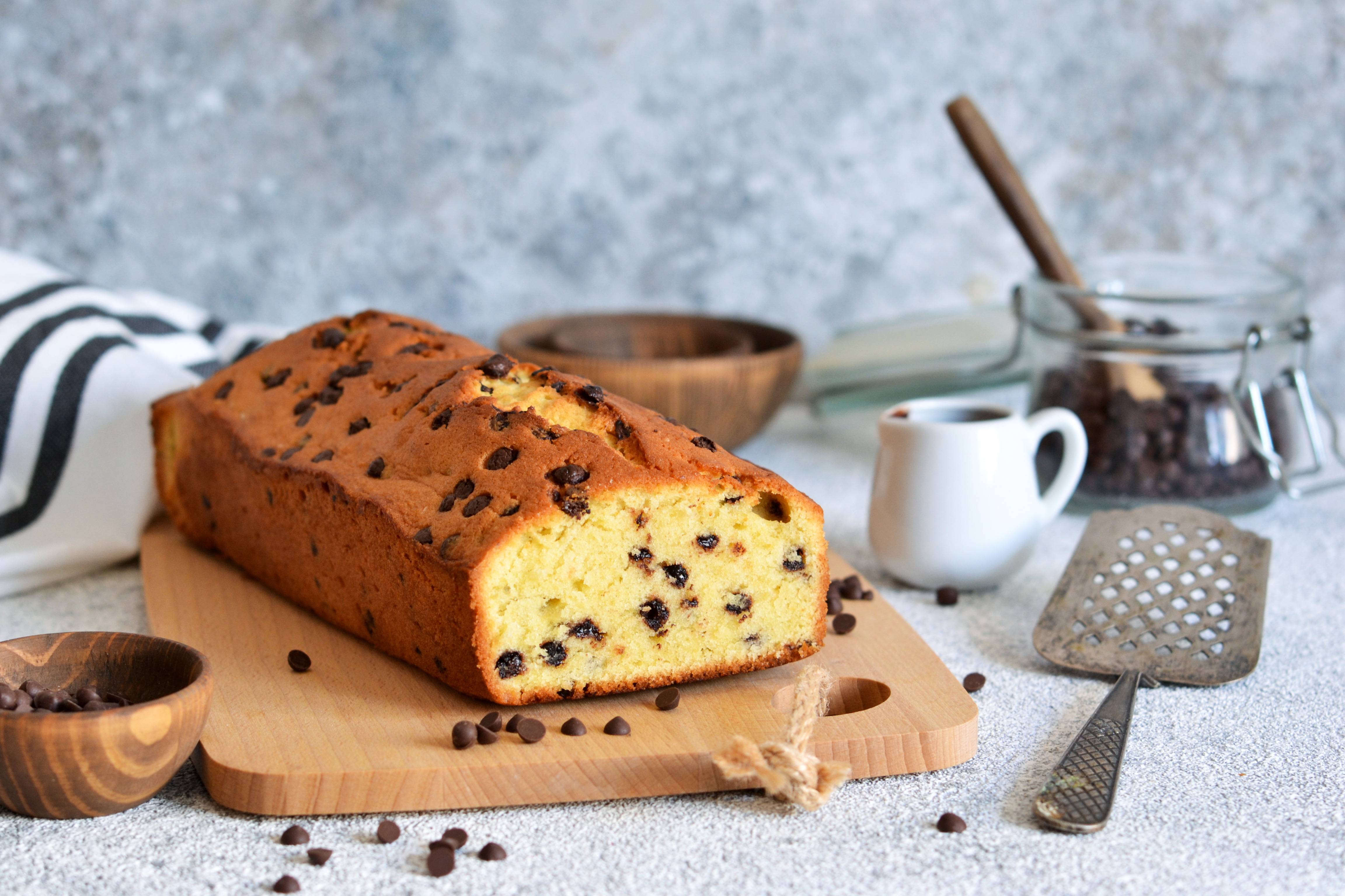 3 ingredienser – sådan laver du chocolate chip cake