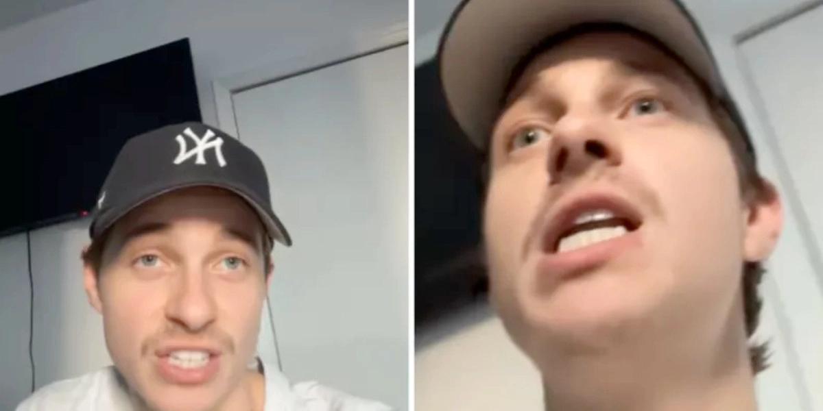 Mand forsøger at optage hyggelig video: Er i rædsel over det, han filmer i stedet