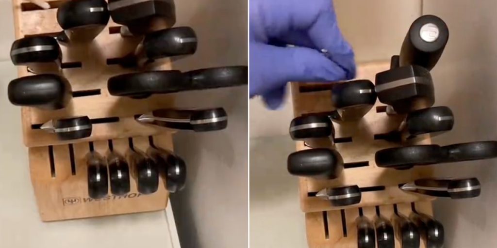 Folk indser først nu, hvor beskidte deres knivblokke er – og det er ulækkert