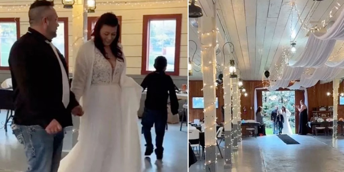 Nygift par dukker op til deres store fest: Bliver knust over synet, der møder dem