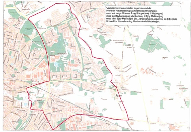 Projektiler, patronhylstre og syv sigtede: Nu indfører politiet visitationszone