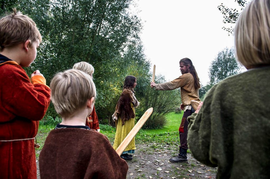 I påskeferien hersker vikingerne atter på Moesgaard