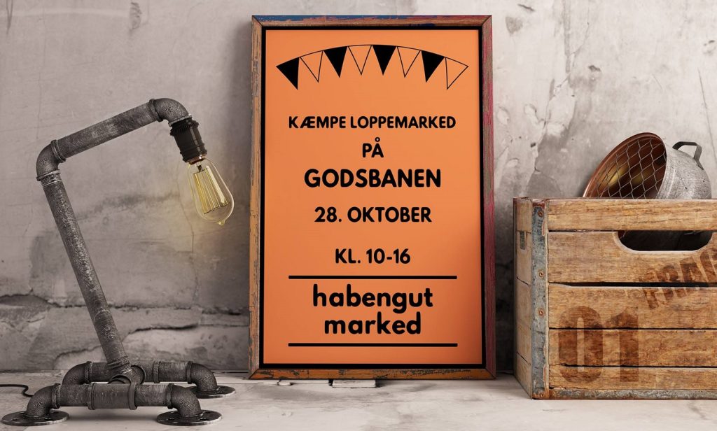 Stort loppemarked på Godsbanen på søndag