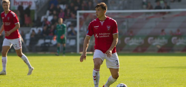 Trods færre minutter på banen: Amundsen udtaget til U21-landshold