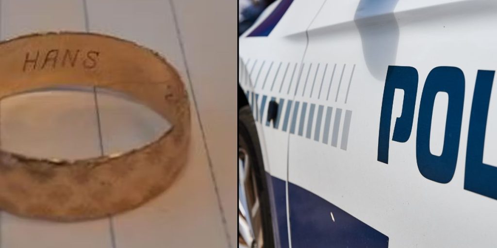 Politiet leder efter ejeren af denne vielsesring, er det din? Se billedet her