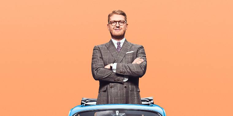 Nikolaj Stokholm i vild jubel