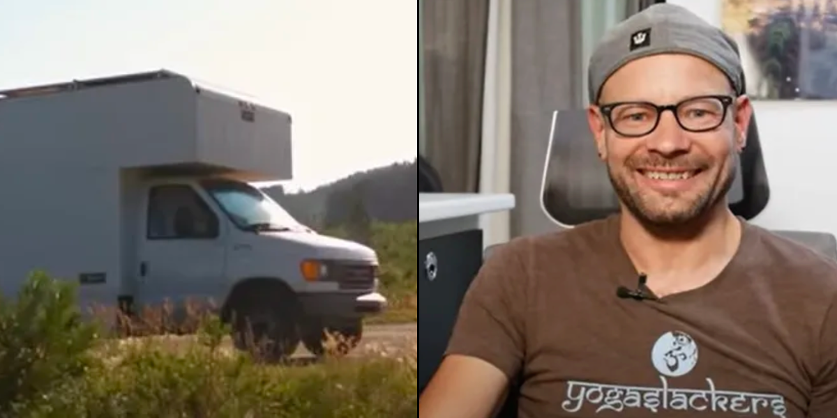 Havde ikke råd til husleje, så han bor i en varevogn: Vent til du ser den indvendigt