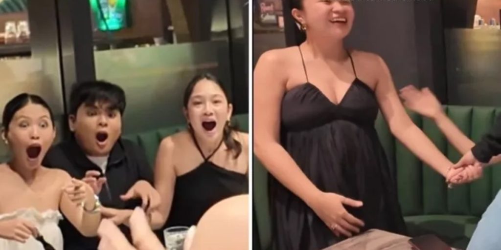 Kvinde ser sine venner for første gang i 7 måneder: Så afslører hun sin store hemmelighed