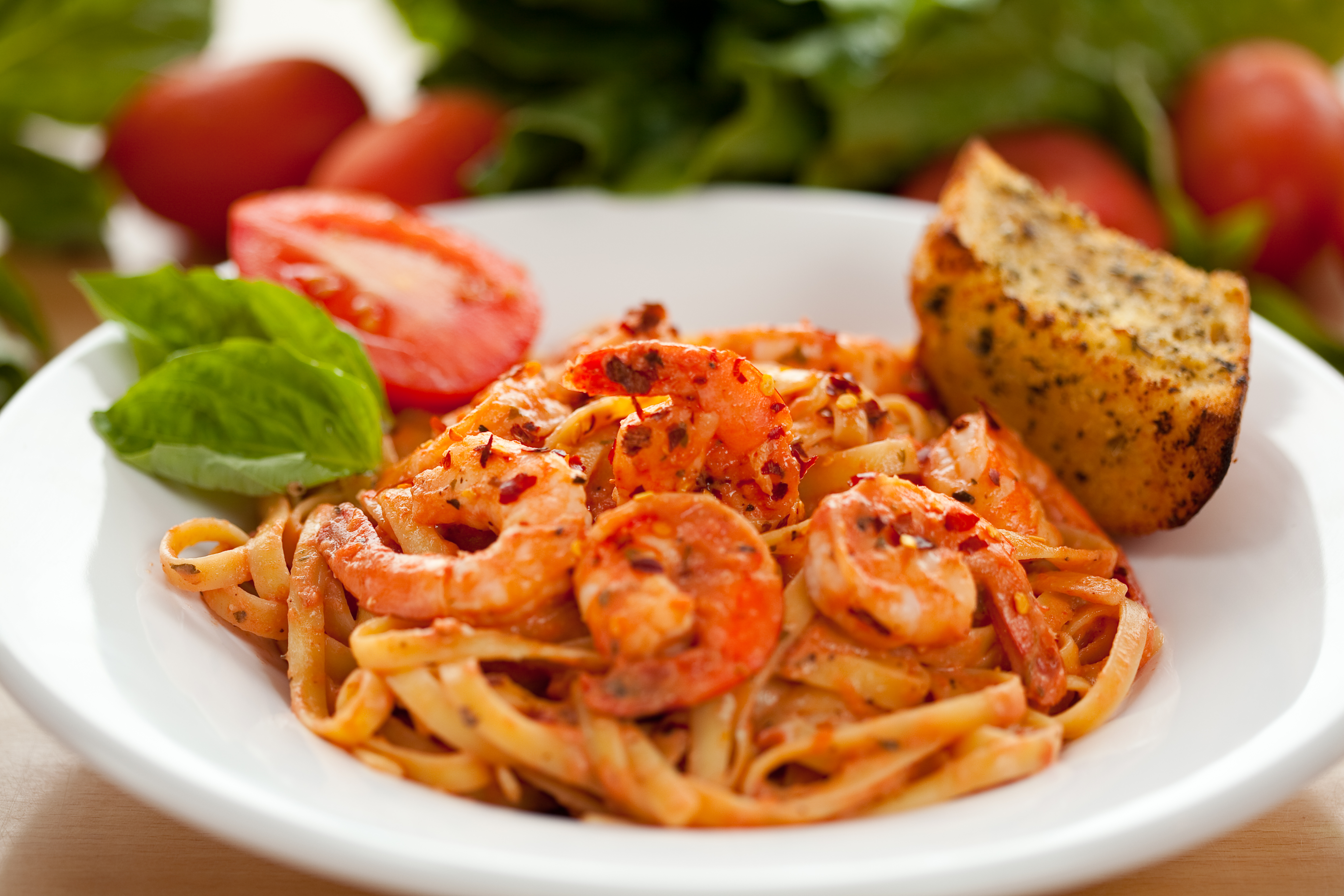 Mums – let pastaret med rejer
