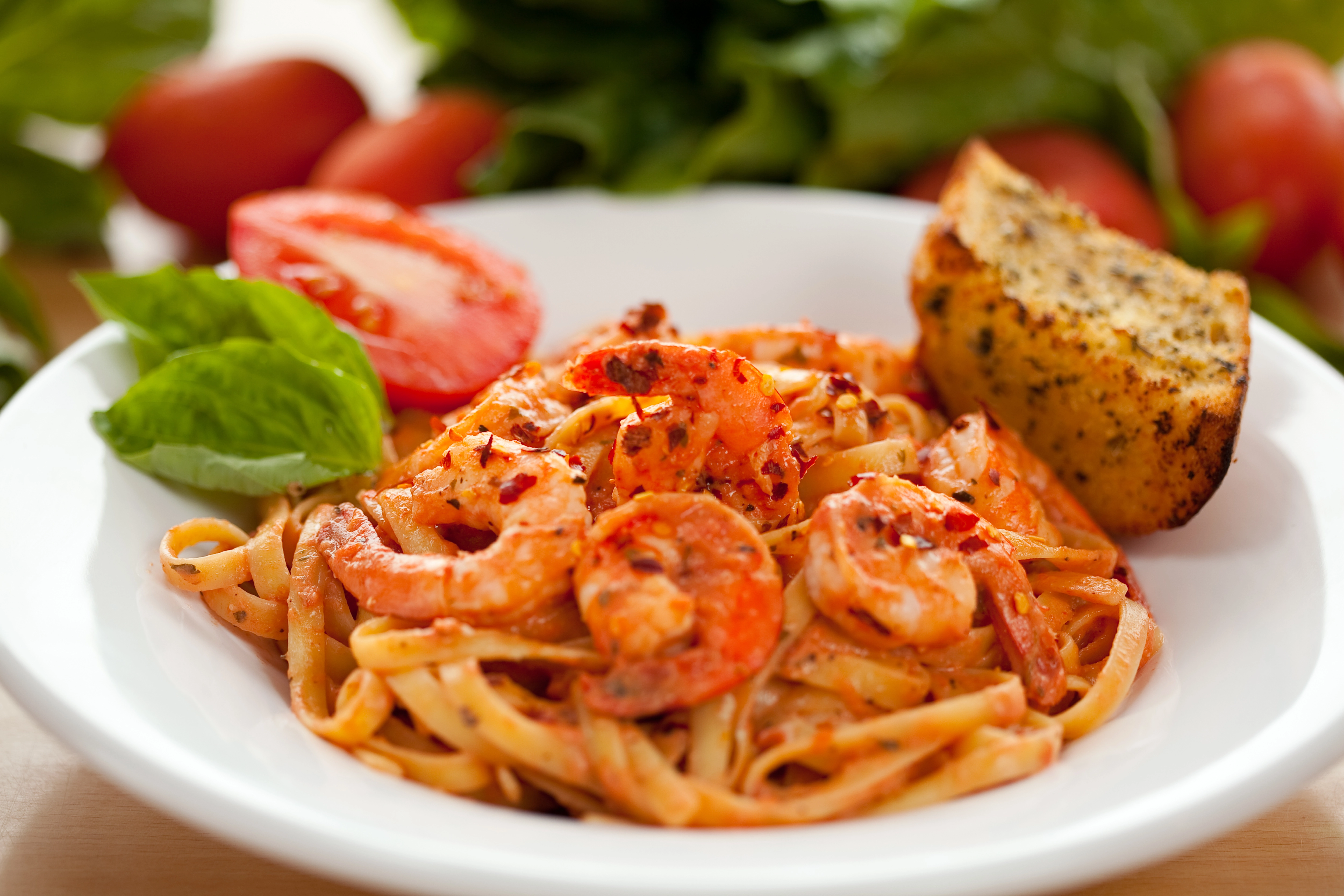 Mums – let pastaret med rejer