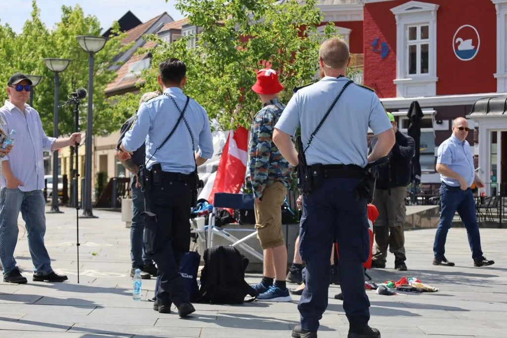 Anti-islam-demonstration i Vejle