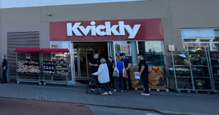 Drama i Kvickly: Butikken blev tømt fra det ene sekund til det andet