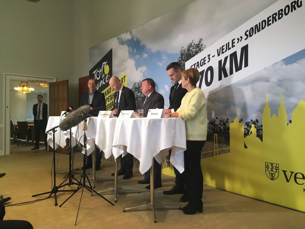 Tour de France-etapen kan starte ved Fjordenhus