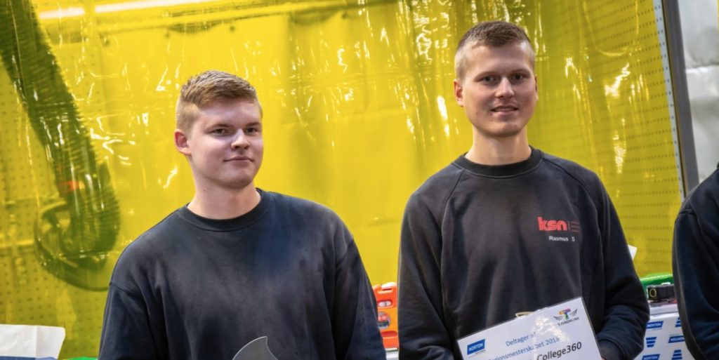Rasmus Salling og Axel Lundorff blev vindere af regionsmesterskabet for Smede i 2018