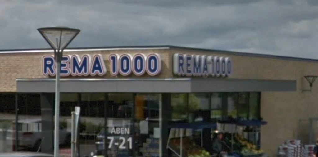 Drama ved Rema 1000: Folk måtte flygte