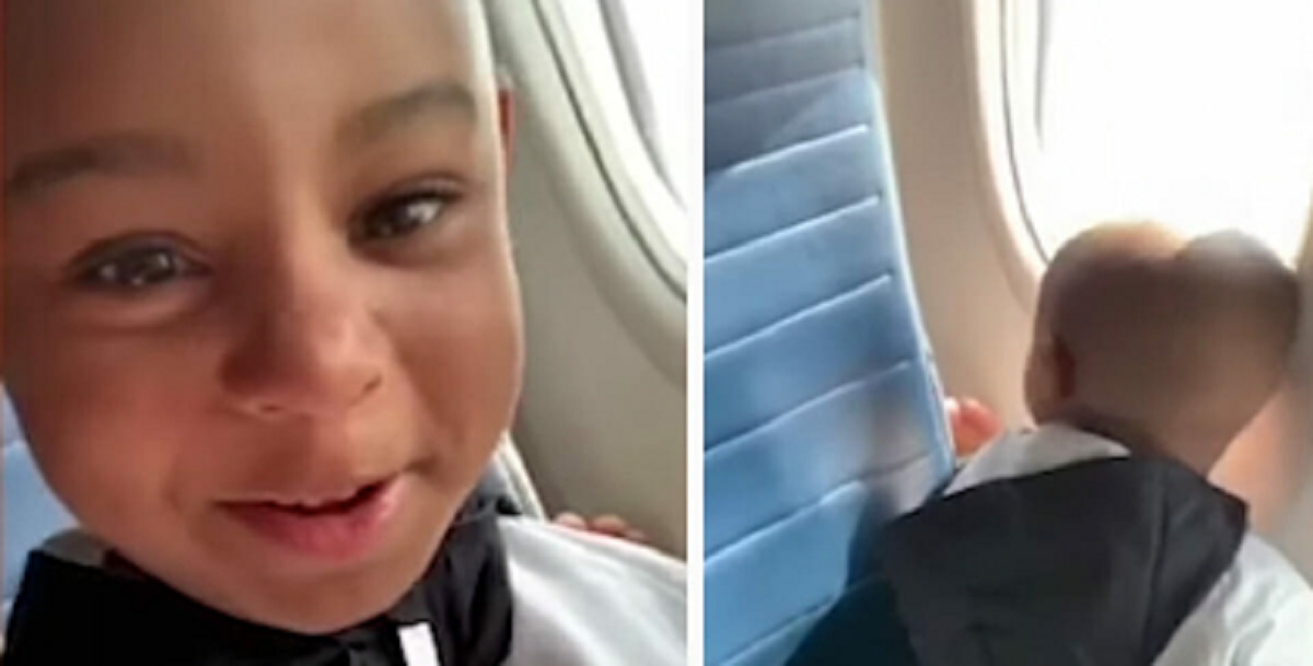 4-årig dreng blev udsat for ubehagelig opførsel på flyet: Se så hvad han gør