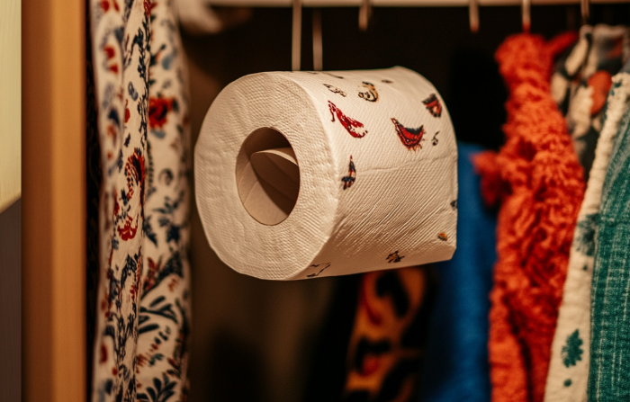 Hver anden uge smider jeg en rulle toiletpapir ind i skabet. Hvem end der opfandt dette, er genial.