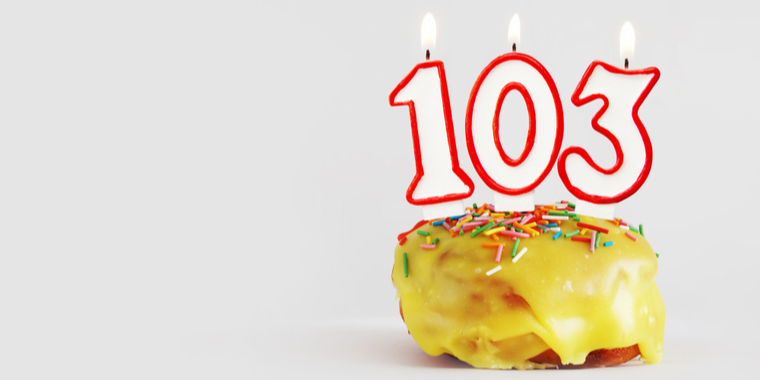Tillykke Lise Nørgaard med de 103 år: Det var den bedste gave