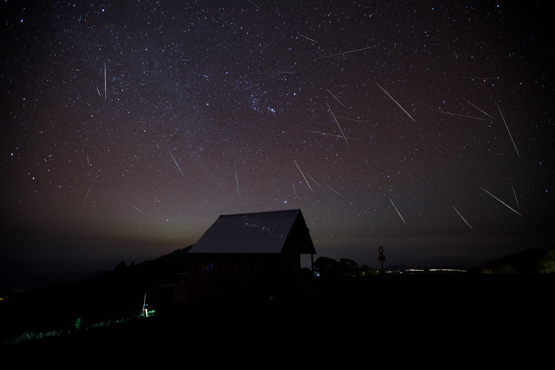 Jorden på vej mod meteorsværm
