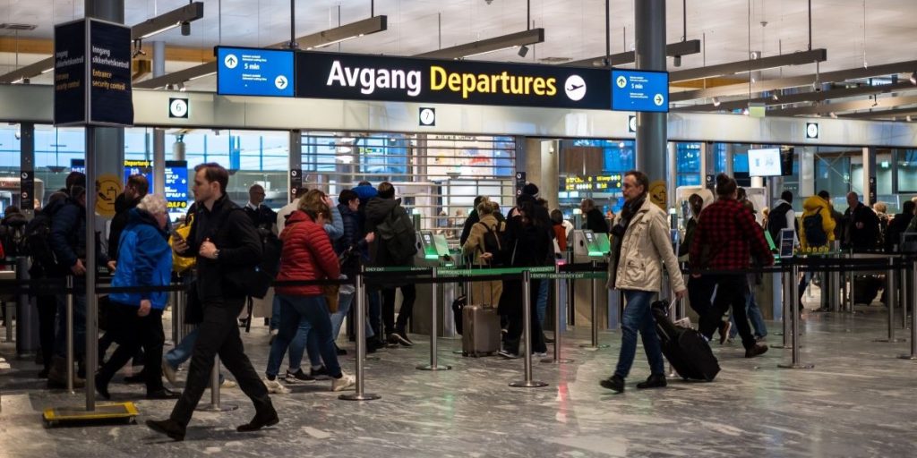 Bror og søster dukkede op i lufthavnen: Så opdagede de, at de havde begået stor bommert